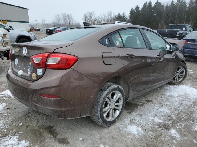 1G1BC5SMXK7113325 - 2019 CHEVROLET CRUZE LS BROWN photo 3