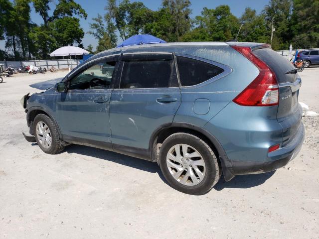 2HKRM3H74GH514283 - 2016 HONDA CR-V EXL BLUE photo 2