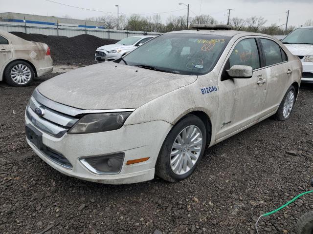 3FADP0L37CR157876 - 2012 FORD FUSION HYBRID WHITE photo 1