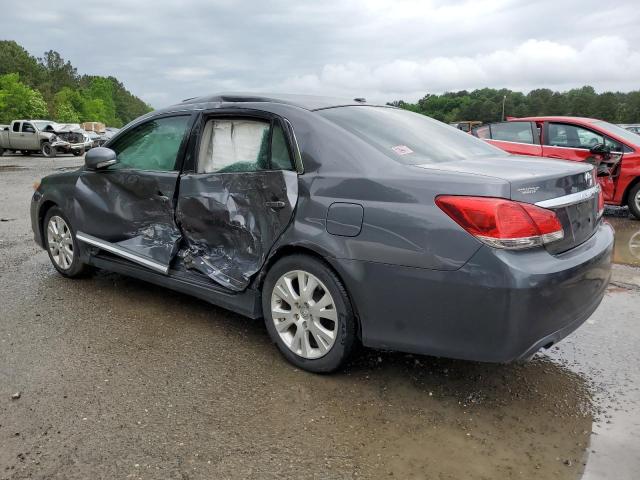 4T1BK3DB2CU465386 - 2012 TOYOTA AVALON BASE GRAY photo 2