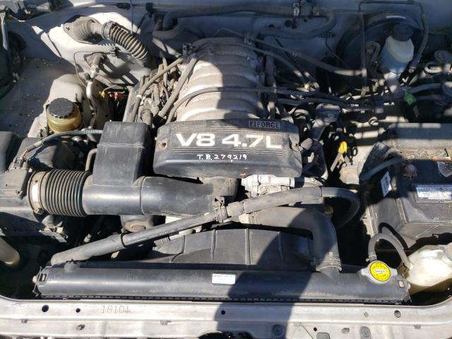 5TBBT44181S197257 - 2001 TOYOTA TUNDRA ACCESS CAB ნაცრისფერი ფოტო 11