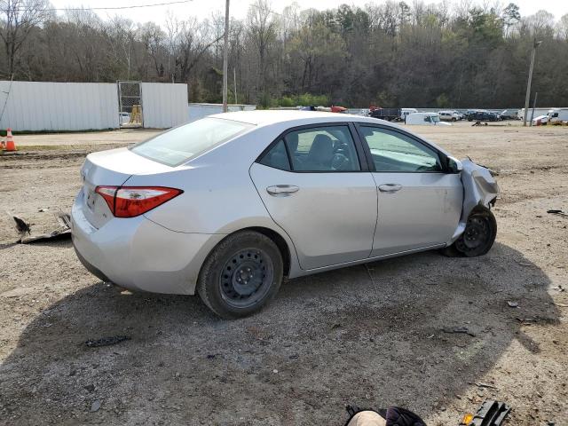 5YFBURHE8GP414953 - 2016 TOYOTA COROLLA L SILVER photo 3