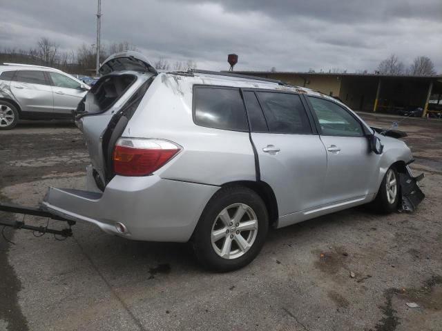 JTEES41A992146599 - 2009 TOYOTA HIGHLANDER SILVER photo 3