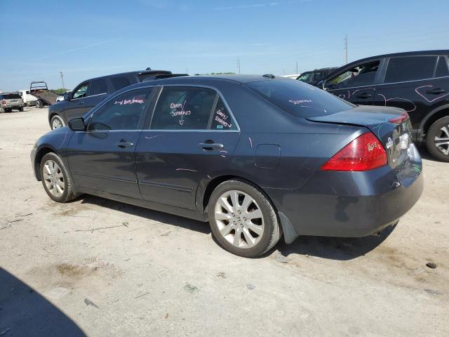 1HGCM66507A026885 - 2007 HONDA ACCORD EX GRAY photo 2