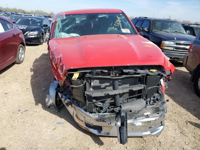 1C6RR7LG8MS532919 - 2021 RAM 1500 CLASS SLT წითელი ფოტო 5