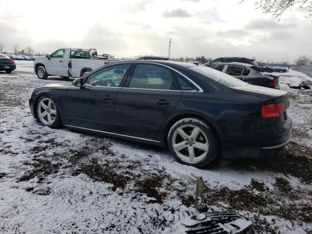 WAUAGAFD7DN000714 - 2013 AUDI A8 QUATTRO BLACK photo 2