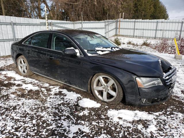 WAUAGAFD7DN000714 - 2013 AUDI A8 QUATTRO BLACK photo 4