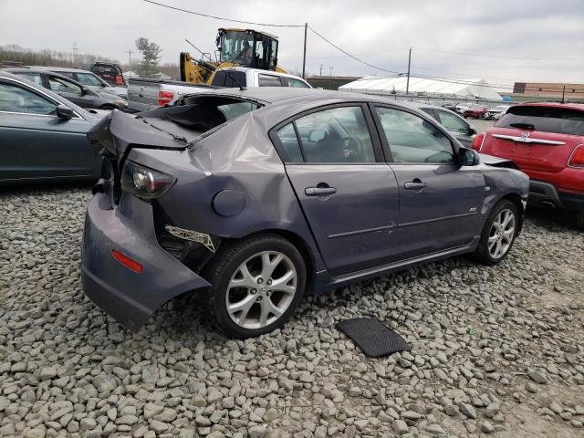 JM1BK324981161974 - 2008 MAZDA 3 S GRAY photo 3