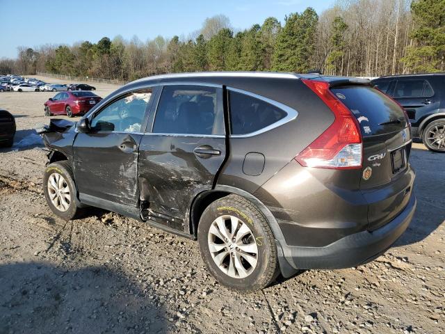 5J6RM3H78EL005218 - 2014 HONDA CR-V EXL GRAY photo 2