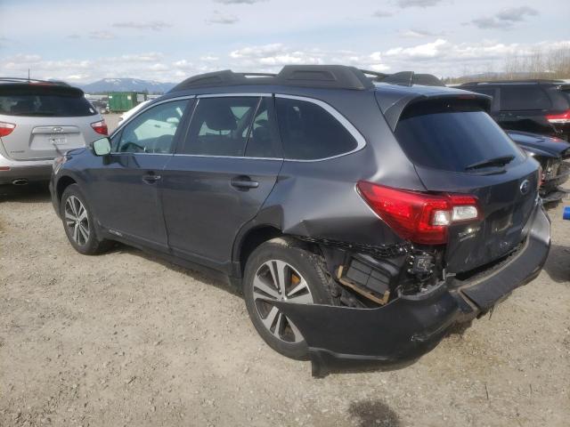 4S4BSENC7K3240694 - 2019 SUBARU OUTBACK 3.6R LIMITED GRAY photo 2