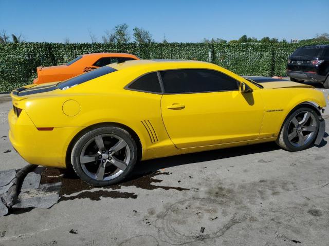 2G1FC1EV0A9126919 - 2010 CHEVROLET CAMARO LT YELLOW photo 3