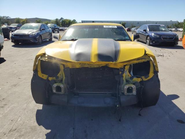 2G1FC1EV0A9126919 - 2010 CHEVROLET CAMARO LT YELLOW photo 5