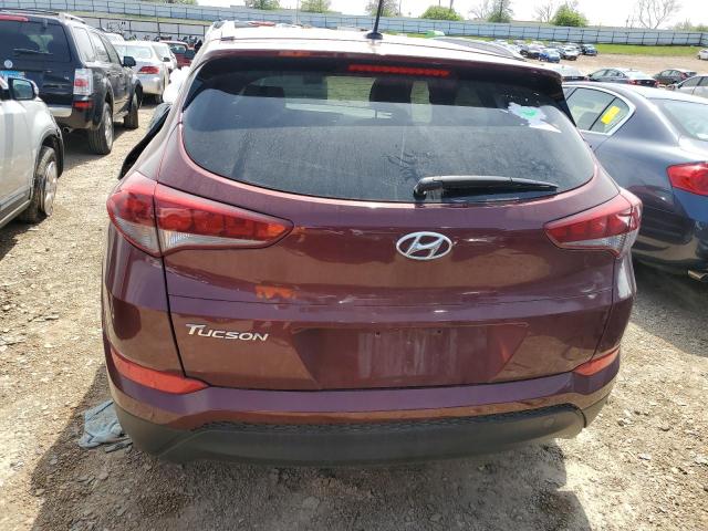 KM8J33A41HU269073 - 2017 HYUNDAI TUCSON LIMITED RED photo 6