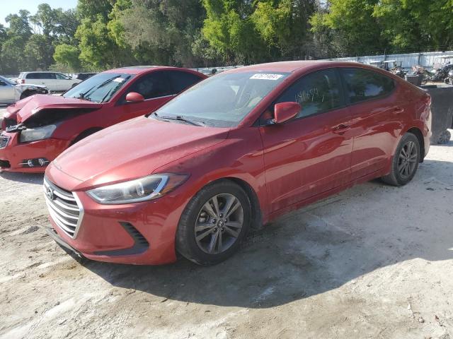 5NPD84LF9JH255722 - 2018 HYUNDAI ELANTRA SEL RED photo 1