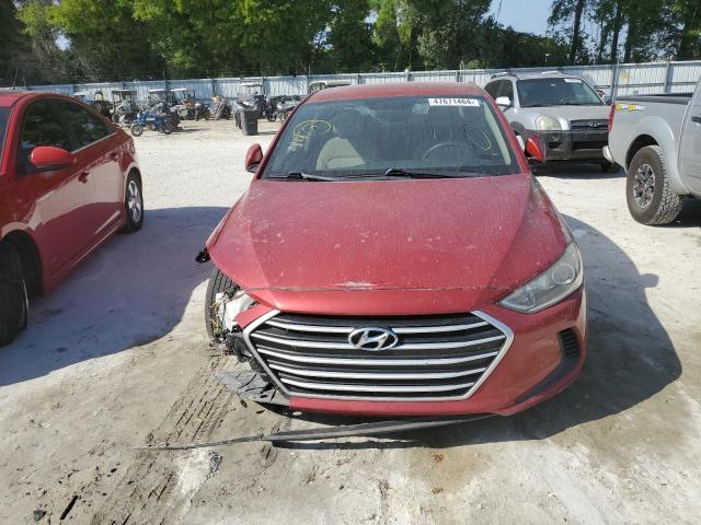 5NPD84LF9JH255722 - 2018 HYUNDAI ELANTRA SEL RED photo 5