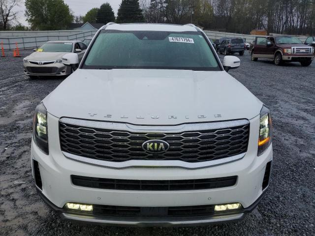 5XYP54HC3LG071374 - 2020 KIA TELLURIDE SX WHITE photo 5