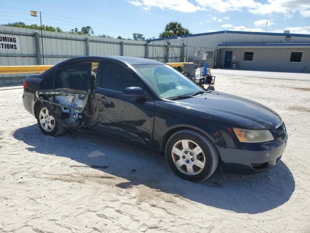 5NPET46FX8H320683 - 2008 HYUNDAI SONATA GLS BLUE photo 4