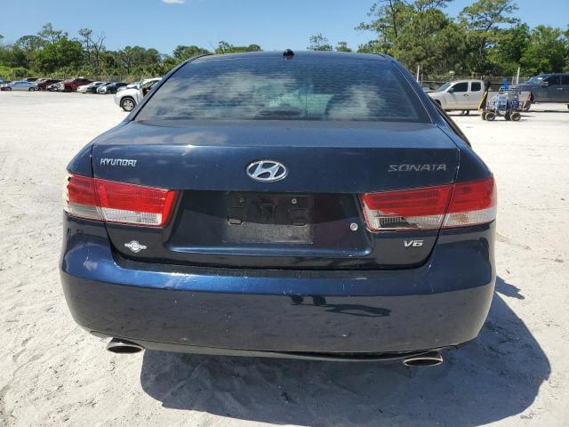 5NPET46FX8H320683 - 2008 HYUNDAI SONATA GLS BLUE photo 6