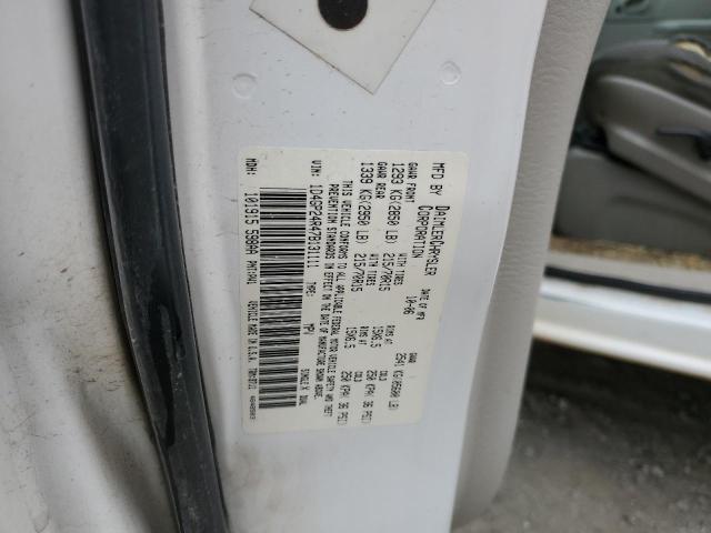 1D4GP24R47B131111 - 2007 DODGE GRAND CARA SE WHITE photo 13