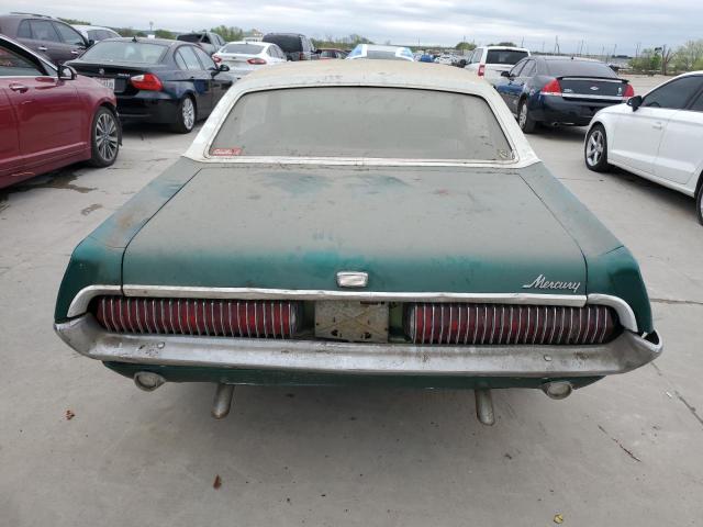 8F91F503914 - 1968 MERCURY COUGAR GREEN photo 6