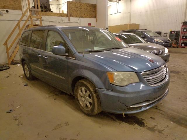2A4RR5DG6BR716714 - 2011 CHRYSLER TOWN & COU TOURING BLUE photo 4