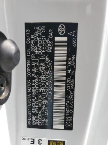 JTKJF5C7XE3070497 - 2014 TOYOTA SCION TC 白色 照片 13