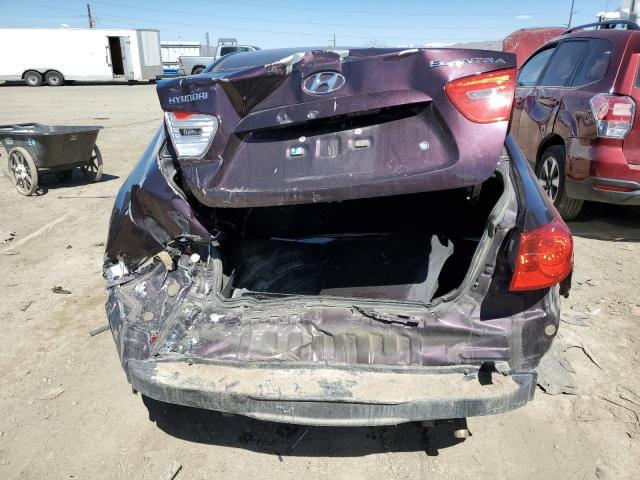 KMHDU46D28U580147 - 2008 HYUNDAI ELANTRA GLS PURPLE photo 6