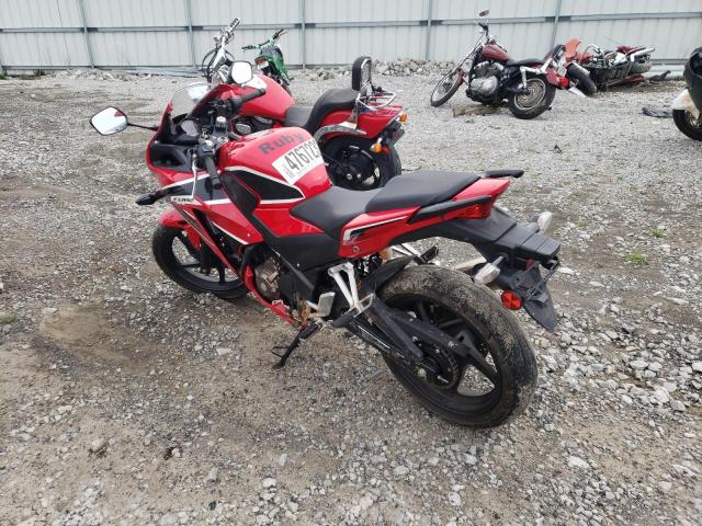 MLHNC5103K5500634 - 2019 HONDA CBR300 R RED photo 3