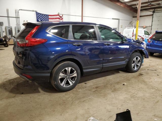 2HKRW6H33KH212727 - 2019 HONDA CR-V LX BLUE photo 3