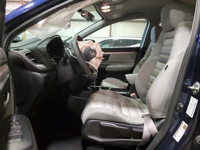 2HKRW6H33KH212727 - 2019 HONDA CR-V LX BLUE photo 7