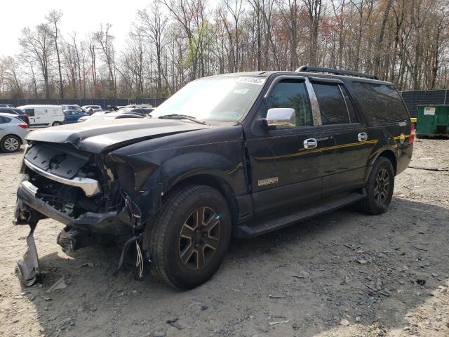 1FMFK15567LA29425 - 2007 FORD EXPEDITION EL XLT BLACK photo 1