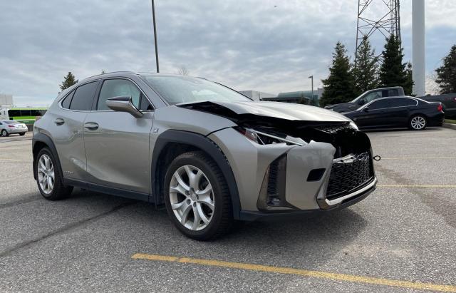 JTHU9JBH4K2001951 - 2019 LEXUS UX 250H GRAY photo 1