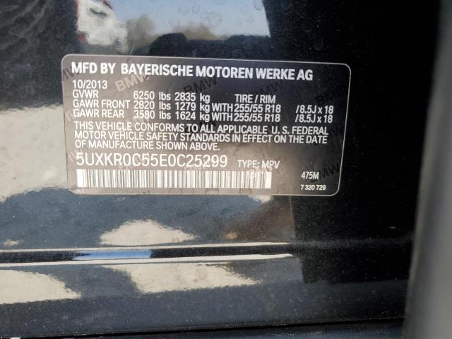 5UXKR0C55E0C25299 - 2014 BMW X5 XDRIVE35I BLACK photo 13