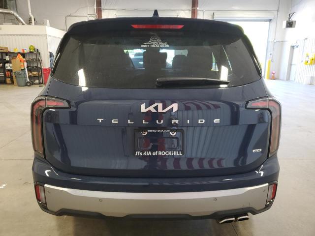 5XYP3DGC6PG340111 - 2023 KIA TELLURIDE EX BLUE photo 6