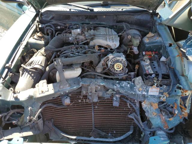 1FAFP4044WF165884 - 1998 FORD MUSTANG GREEN photo 11