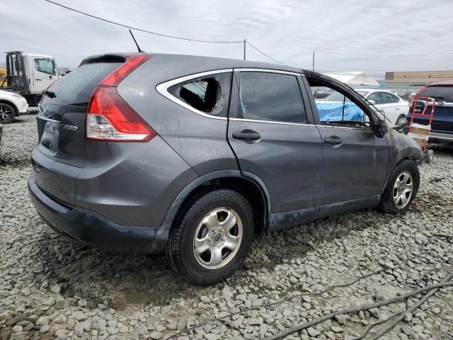 2HKRM4H38DH610691 - 2013 HONDA CR-V LX GRAY photo 3