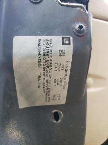 1G8AJ55F47Z126356 - 2007 SATURN ION LEVEL 2 BLACK photo 12