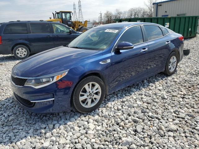 5XXGT4L38JG232882 - 2018 KIA OPTIMA LX BLUE photo 1