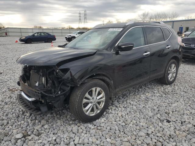 KNMAT2MVXFP566499 - 2015 NISSAN ROGUE S BLACK photo 1