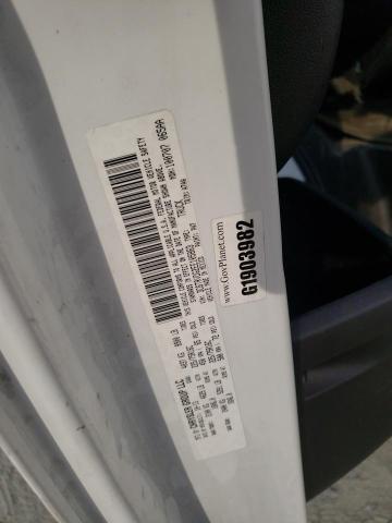 3C6TRVDG2EE105863 - 2014 RAM PROMASTER 2500 HIGH WHITE photo 12