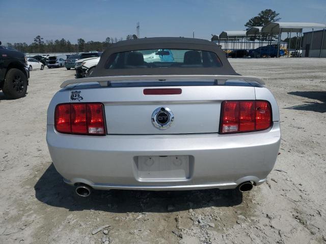 1ZVHT85H695128554 - 2009 FORD MUSTANG GT SILVER photo 6