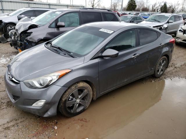 5NPDH4AE7DH205125 - 2013 HYUNDAI ELANTRA GLS GRAY photo 1