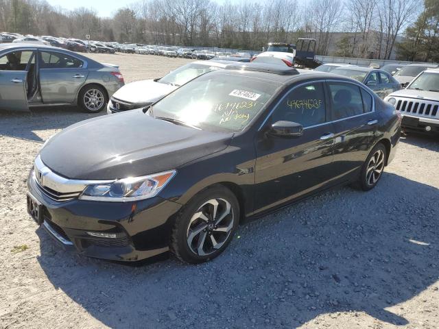 1HGCR2F7XHA106322 - 2017 HONDA ACCORD EX BLACK photo 1