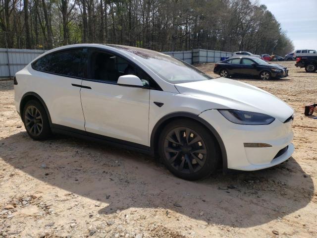 7SAXCDE57PF424548 - 2023 TESLA MODEL X WHITE photo 4