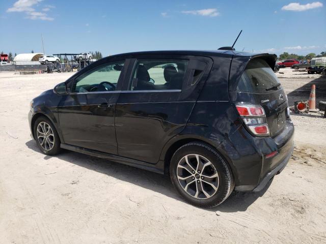 1G1JD6SB1K4125944 - 2019 CHEVROLET SONIC LT BLACK photo 2