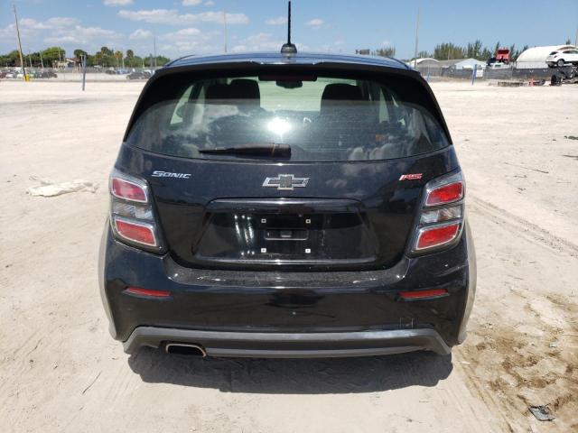 1G1JD6SB1K4125944 - 2019 CHEVROLET SONIC LT BLACK photo 6