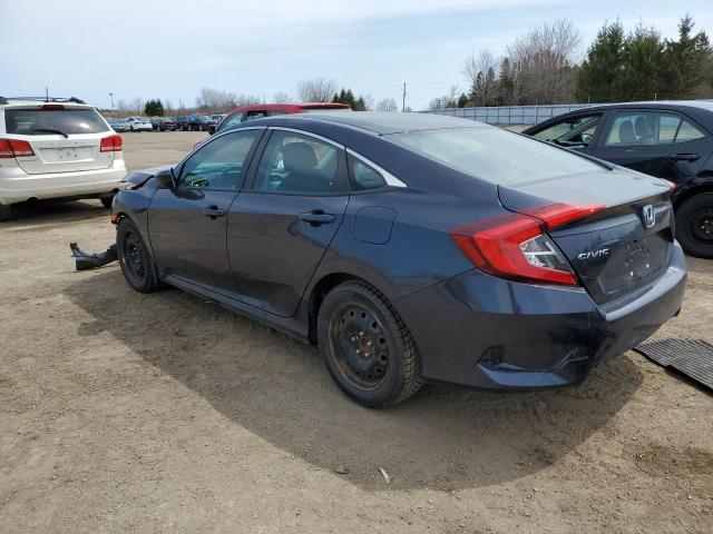2HGFC2F79KH031801 - 2019 HONDA CIVIC EX GRAY photo 2