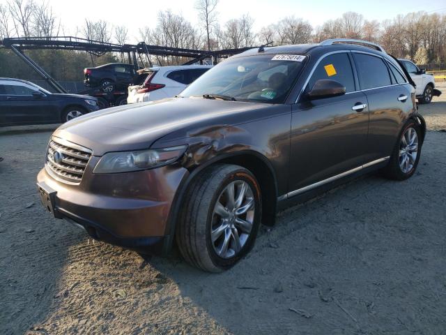 JNRBS08W46X400655 - 2006 INFINITI FX45 BROWN photo 1