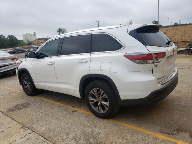 5TDKKRFH1FS073002 - 2015 TOYOTA HIGHLANDER XLE Սպիտակ լուսանկար 2