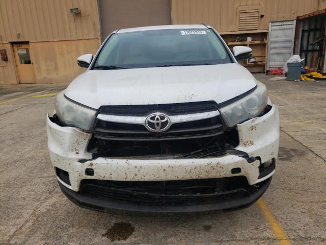 5TDKKRFH1FS073002 - 2015 TOYOTA HIGHLANDER XLE Սպիտակ լուսանկար 5